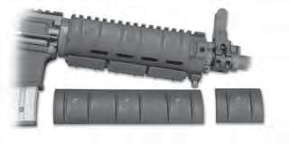 ght (YHM-9680) will fit behind this unit on the A3 Upper s rail. For Rifles: $290.00 (P-12) / For Carbines: $249.00 (P-4) Bushmaster Modular Accessories Sy