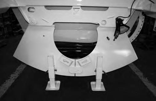 Inboard cylinder mounting protects from truck debris. Front Controls are located in the cab or on the side of the trailer frame.
