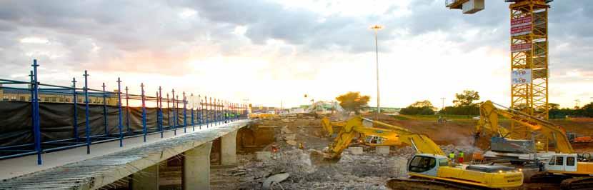 background of the project The Gauteng Freeway Improvement Project (GFIP) comprises different phases to upgrade and implement new freeways of an ultimate 560km freeway network.