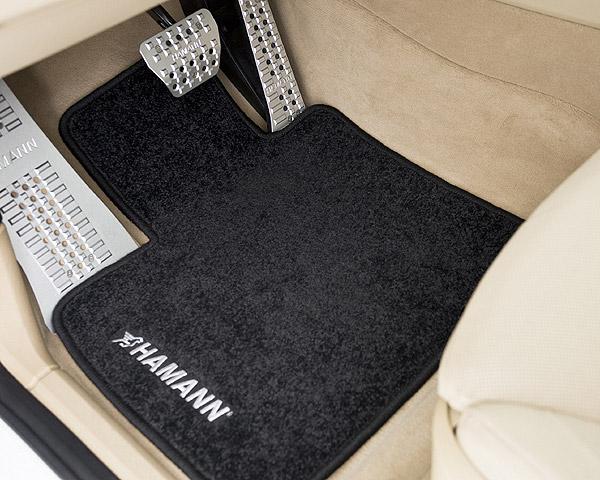 Accessories Exclusive floormat set for BMW X6 E71 & X6M E71 lefthand drive vehicles in deeppile velours black