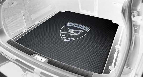 184,05 399,84 trunk mat in quilted alcantara for BMW X6 E71, X6M E71, X6 F16 & X6M F86 with decorative