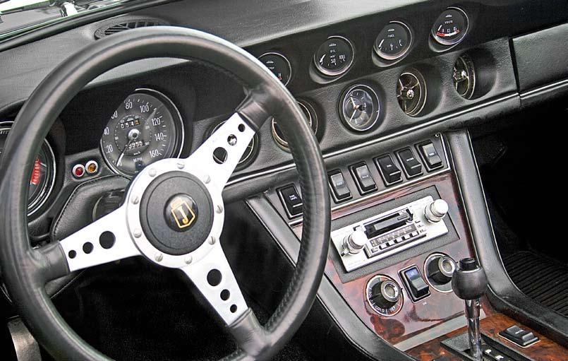 All versions of the Jensen Interceptor featured a luxurious interior and full instrumentation. (Courtesy Andrew Mort) Jensen In 1970 Jensen was owned by American car importer Kjell Qvale.