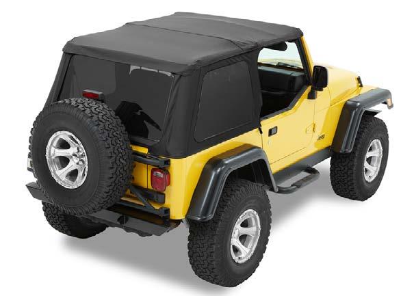 Installation Instructions Window Kit for Trektop NX Twill Vehicle Application: Jeep Wrangler TJ 1997 2006 Part Number: 58420 Installation Tips Before you begin installing your new Trektop NX, please