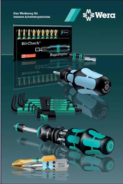 Wera tools for better working results.