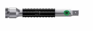 conventional screwdriver; pushbutton release; CW/ACW toggle, fine-pitched tooth design, with small return angle of 5-6 Multicomponent Kraftform handle for comfort and torque The new manual and