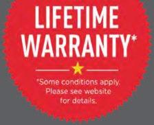 LIFETIME WARRANTY EZ STAK now provides a lifetime warranty* on all