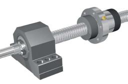 Standard self-locking Nylstop nut or high precision KMT nut upon request.