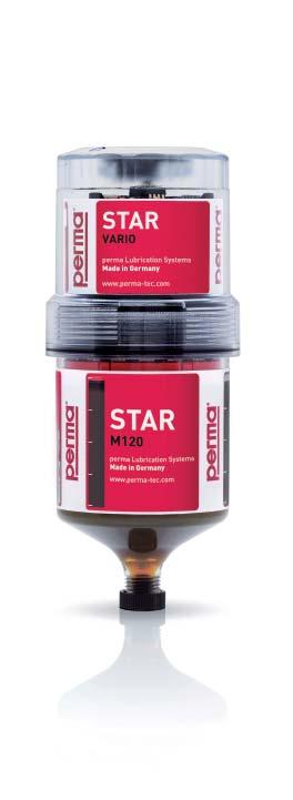 perma STAR VARIO Temperature independent, precise lubrication available in different sizes Three