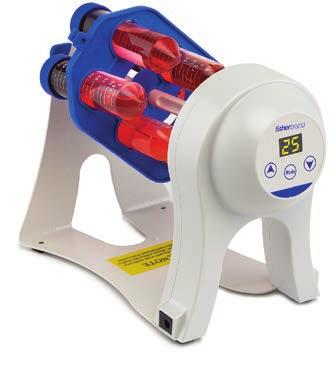 Mini tube rotator Fisherbrand Mini Tube Rotators accommodate 1.5ml to 50ml tubes. Adjustable digital speed control and agitation mode allow for a wide variety of applications.
