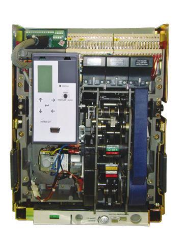 Withdrawable circuit breaker Pre-mounted into a self-contained 'cassette', this versatile circuit breaker can be inserted or withdrawn via sliding rails using a racking drive mechanism controlled by
