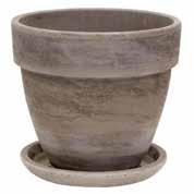 Saucers Available German SEE PAGE 450 Standard Pot Basalt Clay 05081 2 0805081 4 1/4" x 3 3/4" 48 0805431 2840 $0.56 $26.88 05083 6 0805083 6" x 5 1/4" 24 0805433 1115 $0.89 $21.