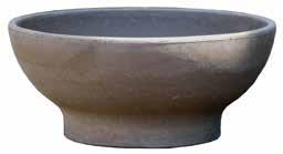 German Saucers Available sizes SEE PAGE 450 Levante Bowl Basalt Clay 6 49508 Item # Size D x H Saucer Pack Qty. 05141 3 0805141 7 1/2" x 3 1/2" 1 800 $1.95 $1.95 05142 0 0805142 9" x 4 1/4" 1 500 $2.