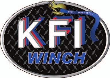 WINCH LINE UP Each KFI winch kit features quality cast aluminum and durable steel components and comes