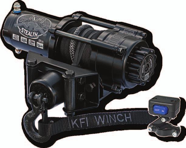 model specific ATV/UTV winch mount, a Heavy Duty Electric Contactor that protects the electrical system, all required wiring and detailed installation