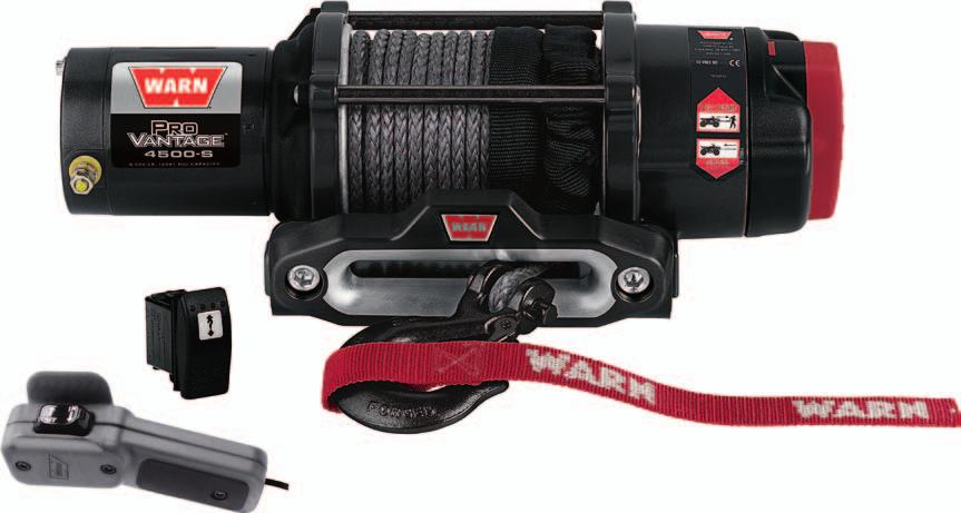 capacity, all-metal gear end housing, and a powerful permanent magnet motor, this winch has the extra power to pull your Side X Side or a heavy load with ease.
