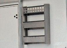 panel, with two high intensity spot lamps and 12v battery.
