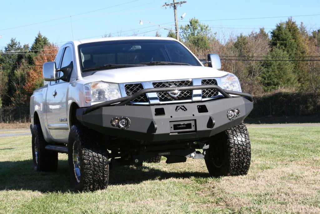 I. Overview Congratulations on your purchase of the industries best and most stylish Nissan Titan Winch Bumper! This bumper has been engineered for strength while keeping the weight down.