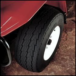 TURF/HARD TIRE 20X10X10 * Good traction and wear on turf, hard dirt, and paved surfaces * Not for use on front wheels of MULE 500, 550, 600 or 610's WINCH MOUNT