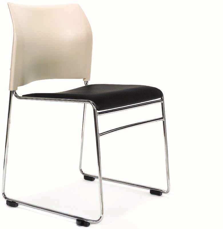 MARIO CHAIR MAXIM CHAIR Featured in customer specifi ed colour options Strong and durable, the Mario skid base stacking chair is an affordable and good looking choice for meeting rooms, receptions