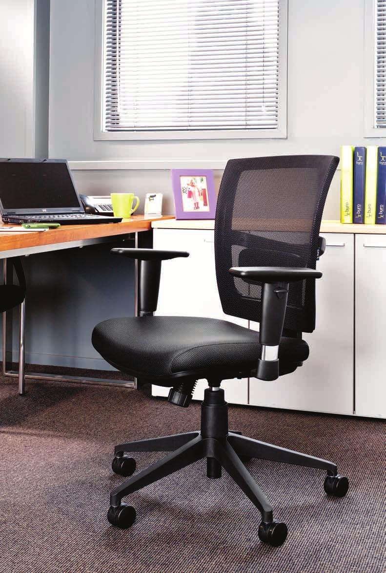 BRIO CHAIR SCALA CHAIR A stylish mesh back chair for the contemporary office, the Scala s timeless design features a polished aluminium base, height adjustable lumbar support and body weight tension