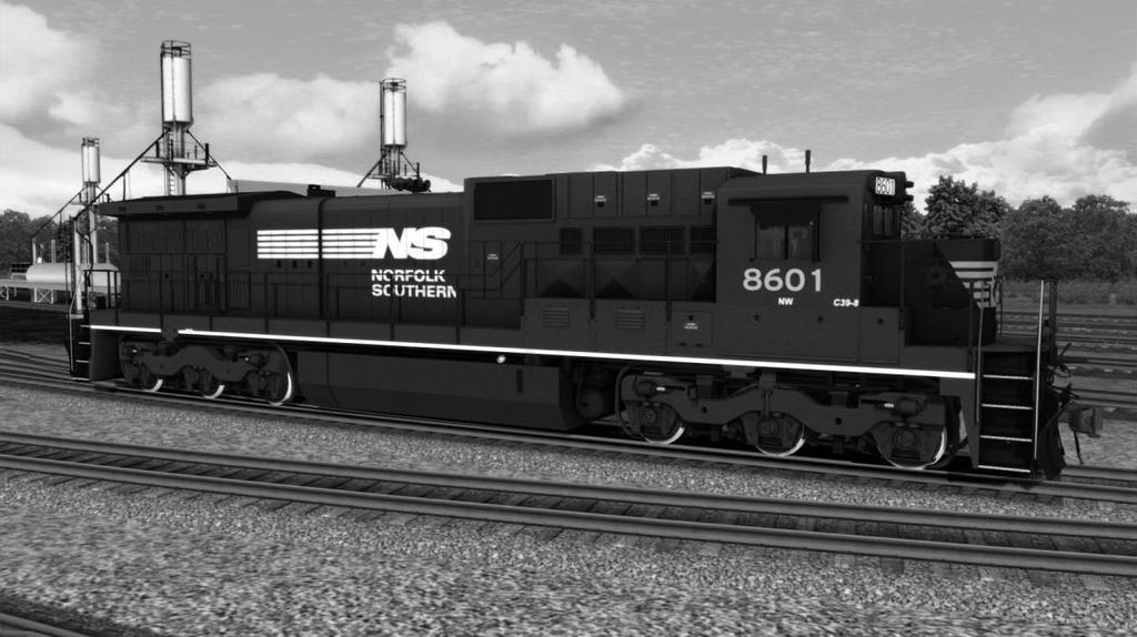 THE GENERAL ELECTRIC C39-8 FOR TRAIN SIMULATOR C39-8 LOCOMOTIVE PACK This package