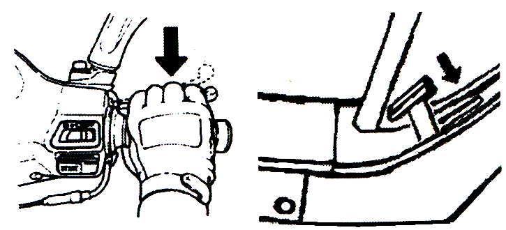 Insert the key into the main switch and open the seat, and turn the fuel cap anticlockwise, then the cap can be removed. 2. Do not fill above the fuel upper limit when refueling. 3.
