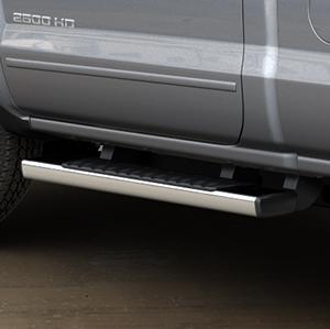 6 Chrome, For Crew VXH - ASSIST STEPS - 6 IN OVAL - DOUBLE CAB -