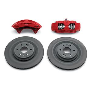 5JL - FRONT BRAKE KIT-PERFORMANCE - CHEVY $2795 1.1 Brake Upgrade Systems / Chevrolet Performance Front 6- Piston Brembo Brake Upgrade System in Red VQZ - EXHAUST TIP - 6.