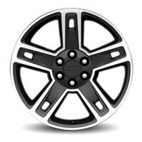 Wheels / 22-Inch 6-Spoke Wheels, High Gloss Black (SEV) SEW - 22
