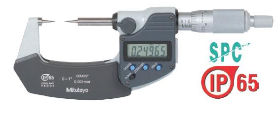 00 Digital model with carbon tip Pointed spindle and anvil for measuring the web thickness of drills, small grooves, keyways, and other