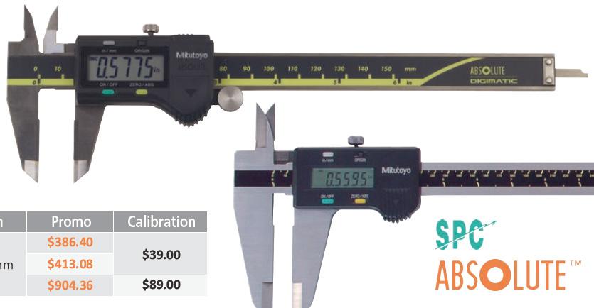 DIGIMATIC ENCODER TECHNOLOGY CALIPER Electronic calipers, keeps track of origin point once it is set Large and clear