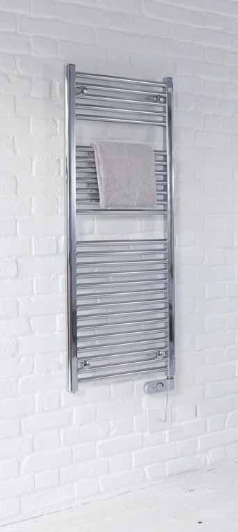 Zehnder Aura Electric 3-5 DAY 2 A classic yet stylish chrome electric towel radiator which is perfect for modern homes.