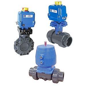 Electric & Pneumatic Actuated Valves Actuated