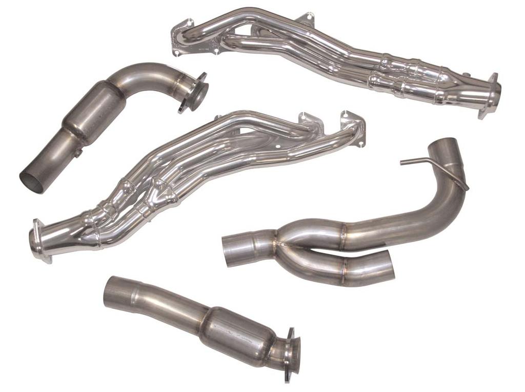 These headers are intended for use on vehicles that are involved in closed course racing applications only.