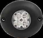 It can be integrated within the normal vehicle lighting, or used as a standalone warning light by means of either a plastic surface