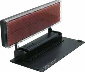 5-9406/5-9405 LED MESSAGE SIGNS 2 YEAR WARRANTY Weatherproof design 110mm high characters for increased viewing distance Amber or red LEDs Large memory - stores up to 99 messages Controller has