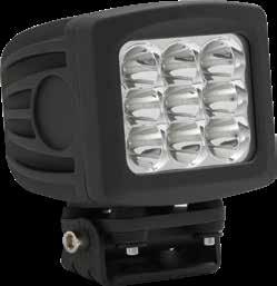 A heavy duty bracket allows the light to be securely fixed, and extensive heatsinking fins are incorporated to
