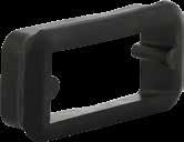 including double fixing bezels that allow modules to be stacked vertically or horizontally, and a neat flush-mount, moulded rubber housing for recess mounting.