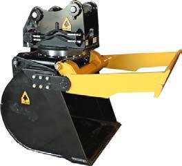 BUCKETS - EXCAVATOR US: 1-800-530-5407 WORLDWIDE: 1-785-456-2081 360 GRIP N DITCH BUCKETS Dymax Grip N Ditch Buckets for excavators are built with the highest quality materials and feature a purpose