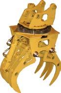 GRAPPLES - EXCAVATOR US: 1-800-530-5407 WORLDWIDE: 1-785-456-2081 HYDRAULIC ROTATION GRAPPLES Dymax Hydraulic Rotating Grapples for Hydraulic Excavators are built to last and like all Dymax products