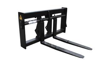 FORKS - LOADER US: 1-800-530-5407 WORLDWIDE: 1-785-456-2081 HEAVY DUTY SHAFT MOUNT PALLET FORKS - Class 30, 40, 50, 60 Dymax Pallet Forks for wheel loaders, toolcarriers and track loaders are the