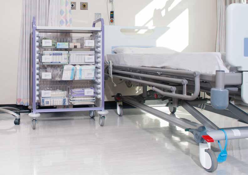 Ideal for everyday use on busy hospital wards One piece fully welded frame