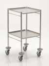 ACCESSORIES: Customise the trolley design by suffixing the accessories codes. E.