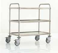 THREE TIER Manufactured from tubular steel Choice of colour finishes Drop in moisture