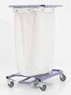 MILD STEEL LINEN BAG HOLDERS Steel linen bag trolley For use with 1500 circumference bags Easy clean