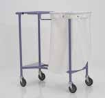 linen bag trolley For use with 1500 circumference bags Fitted with 125mm castors E.G.
