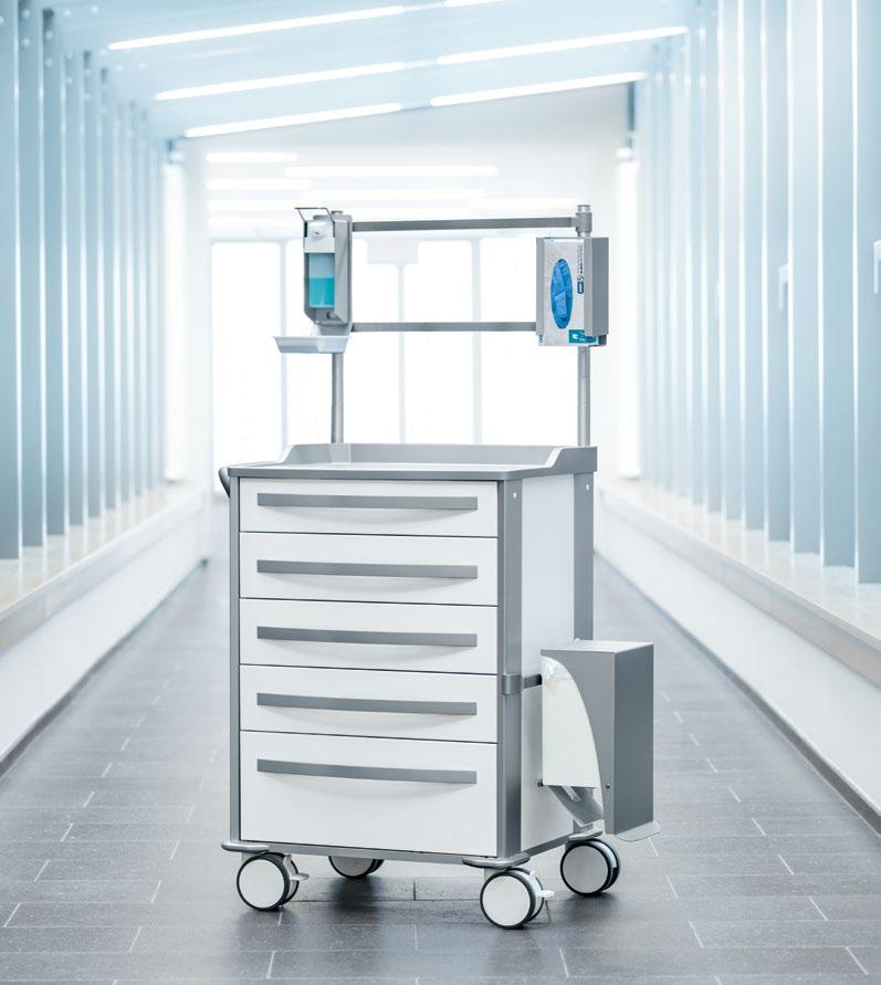 The new MPO nursing and storage trolleys enhancing