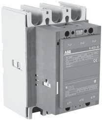 Aux. A9 AF1650 Non-reversing, mechanically interlocked, reversing NEMA rated, AC operated, 3 phase 11 A26N1-30-10-84 A145N4-30-11-84 AF400N6-30-11-70 NEMA size Continuous current Maximum motor R