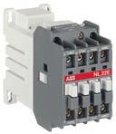 .. / Interface Mini Contactor Relays Control circuit Poles Types Pages d.c. operated, standard voltage range 4-pole KC... / d.c. operated, large voltage range 4-pole TKC.