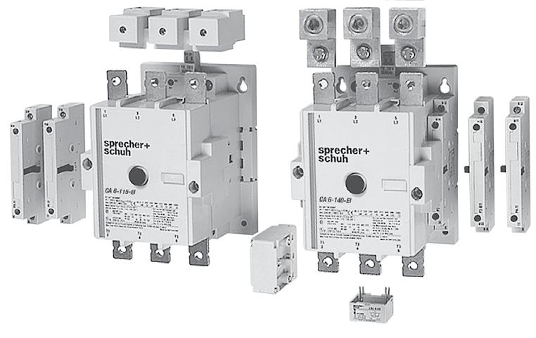 Electronic coils offer many advantages Behind the attractive outward appearance of the CA6 contactor are advanced engineering solutions that offer convenience and savings.